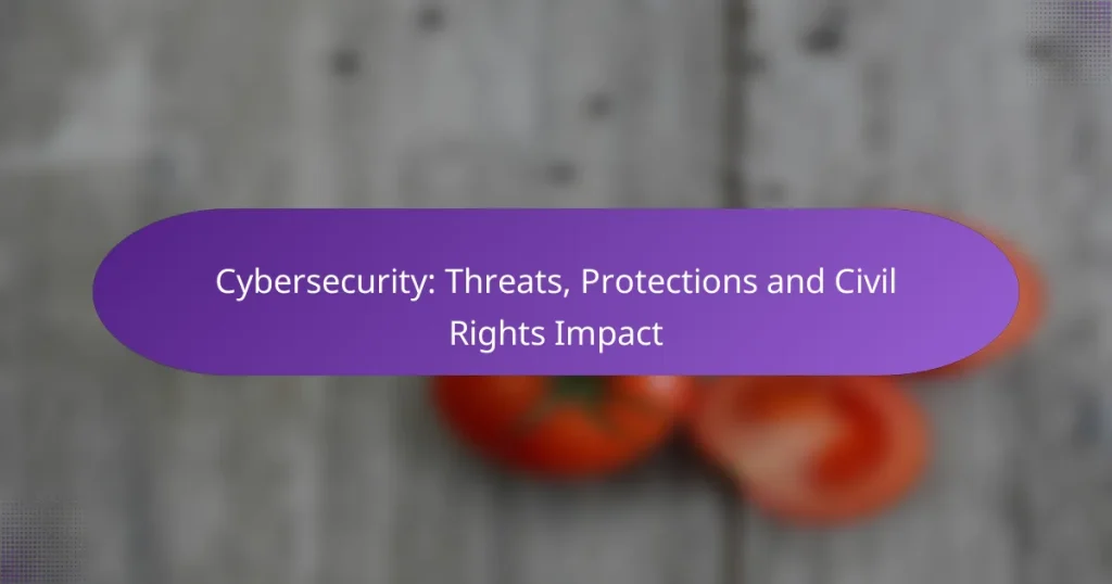 Cybersecurity: Threats, Protections and Civil Rights Impact