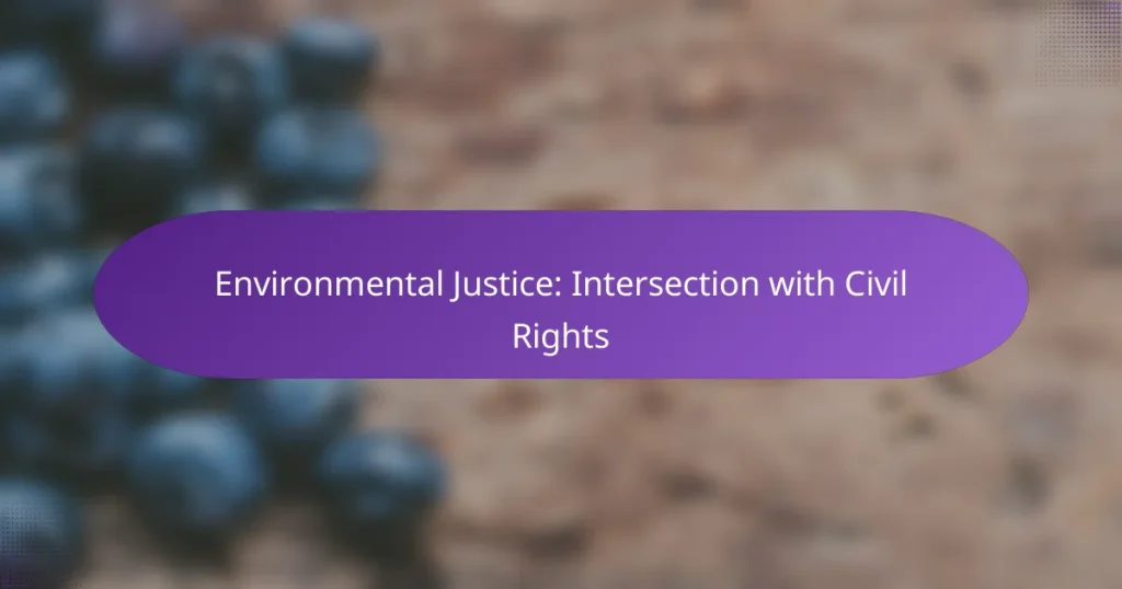 Environmental Justice: Intersection with Civil Rights