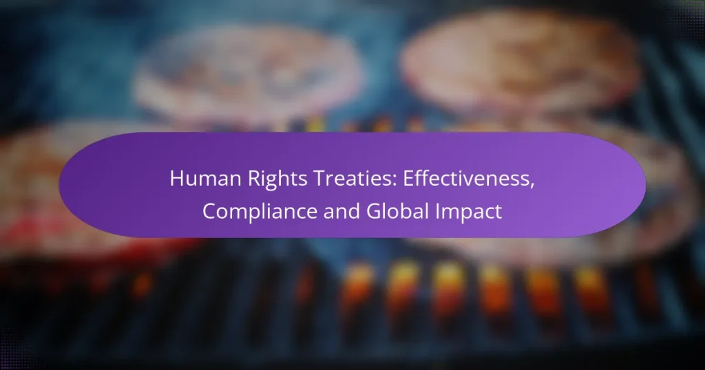 Human Rights Treaties: Effectiveness, Compliance and Global Impact
