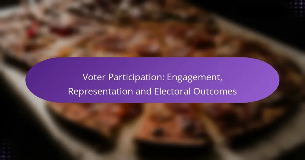 Voter Participation: Engagement, Representation and Electoral Outcomes