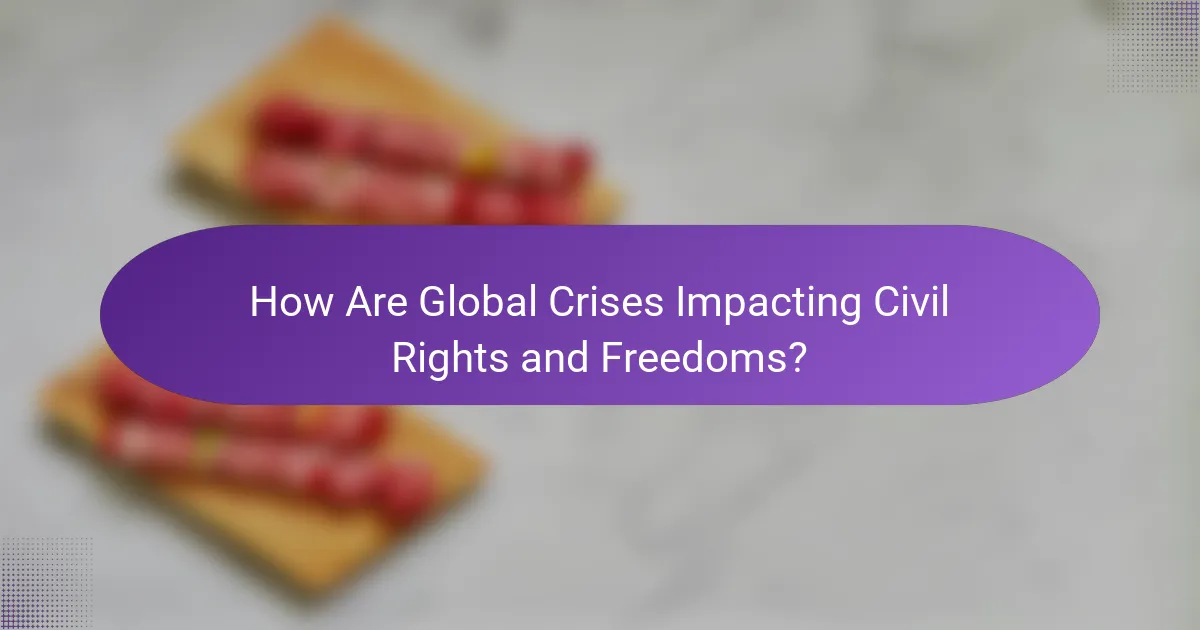 How Are Global Crises Impacting Civil Rights and Freedoms?