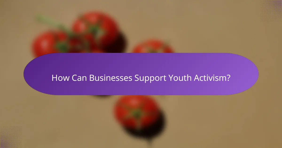 How Can Businesses Support Youth Activism?