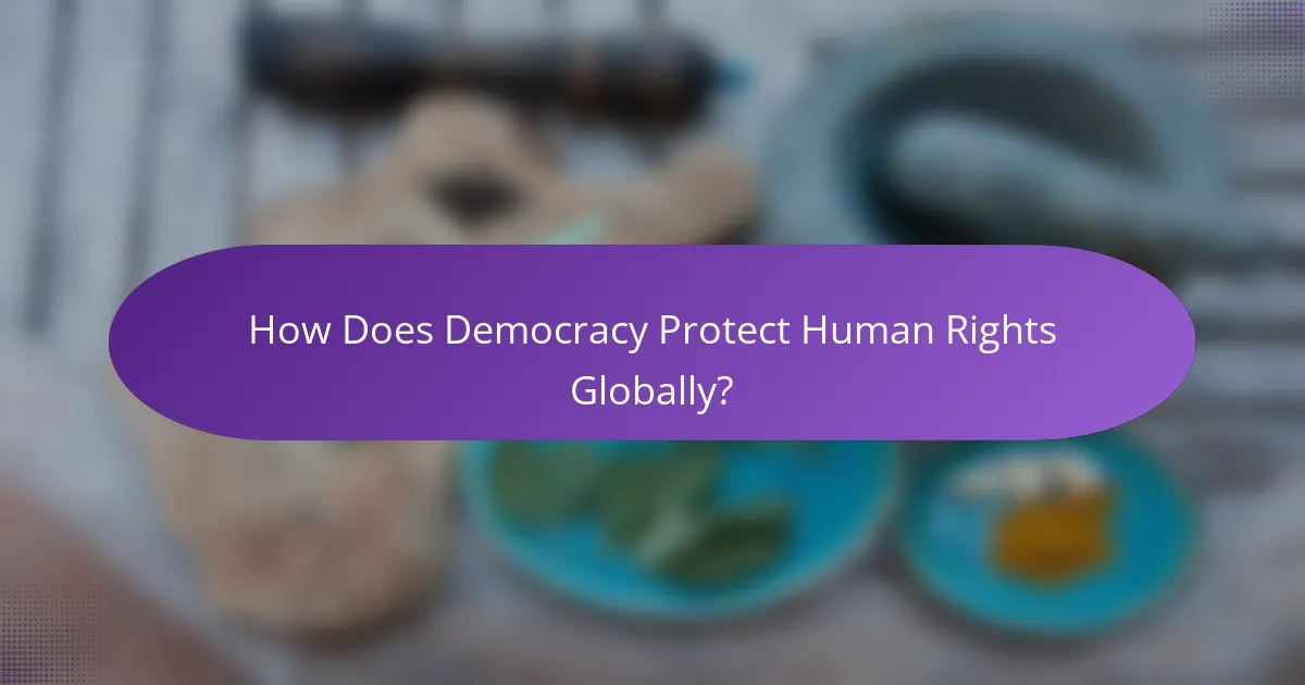 How Does Democracy Protect Human Rights Globally?