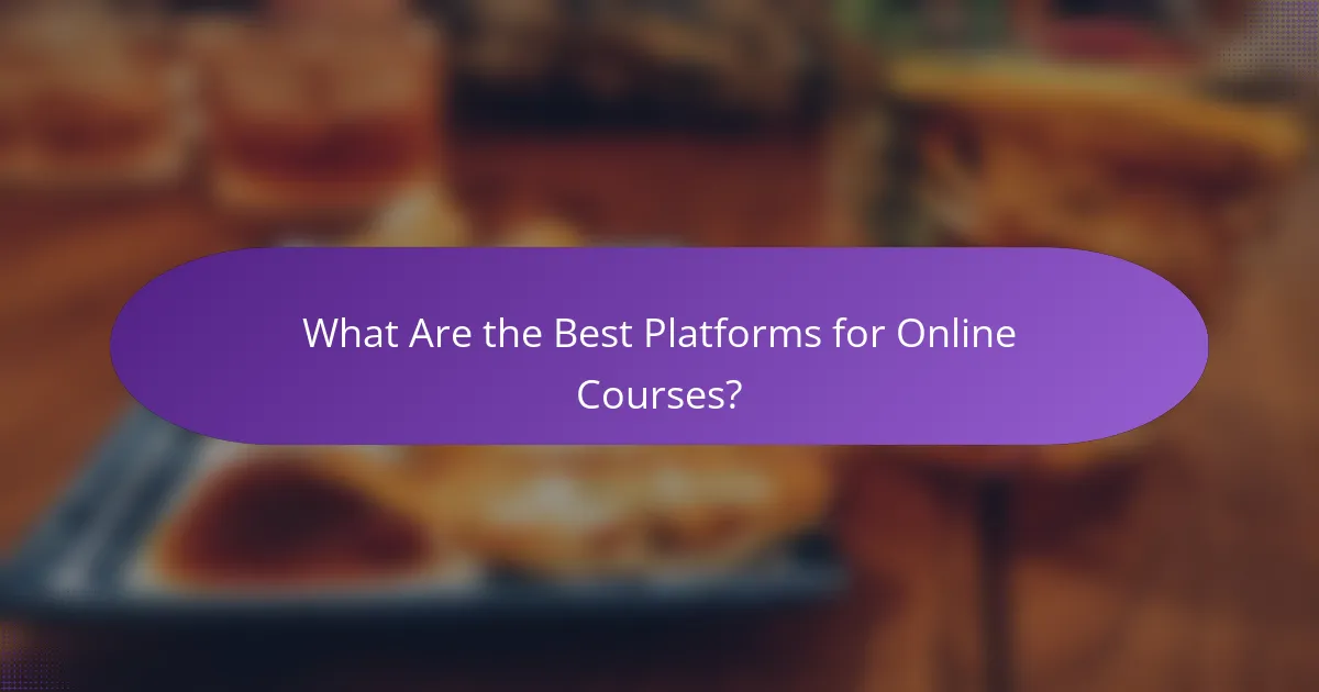 What Are the Best Platforms for Online Courses?