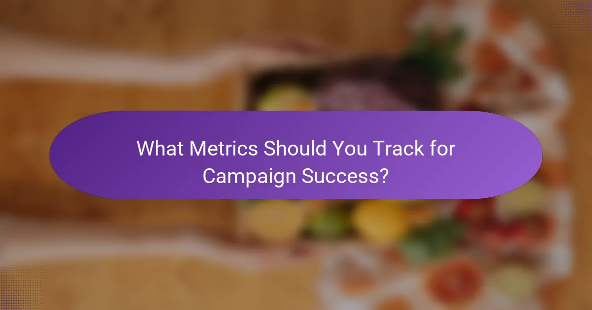 What Metrics Should You Track for Campaign Success?