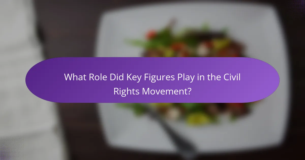 What Role Did Key Figures Play in the Civil Rights Movement?